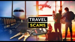 avoid travel scam image
